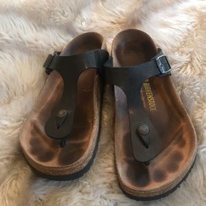 Black Birkenstocks